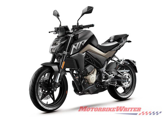 CFMoto 300NK learner motorcycle