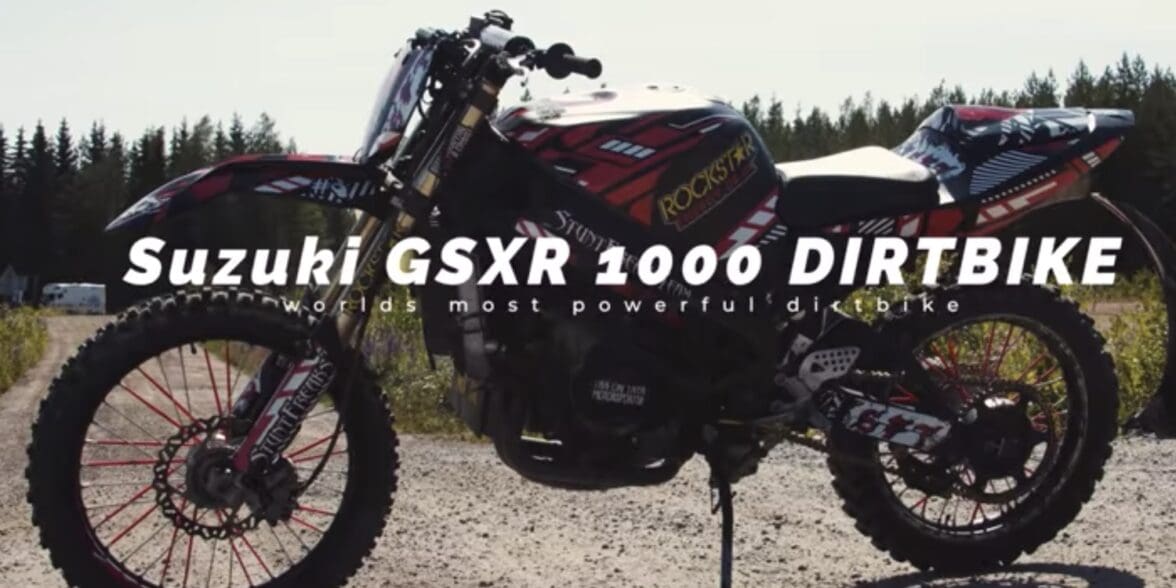 Suzuki GSX-R1000 dirt bike