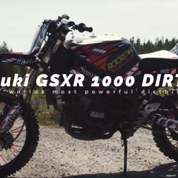 Suzuki GSX-R1000 dirt bike