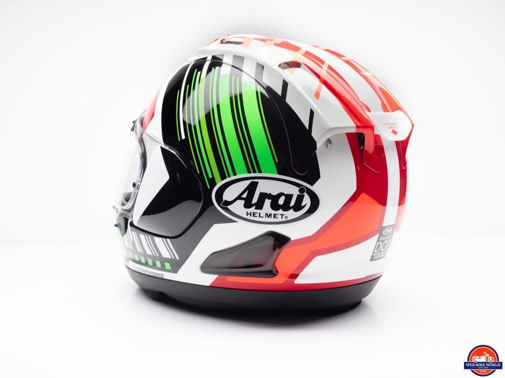 Arai Corsair-X Rea 5 Graphic Helmet rear