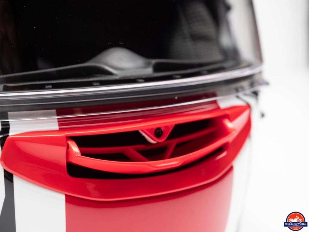 Arai Corsair-X Rea 5 Graphic Helmet chin vent