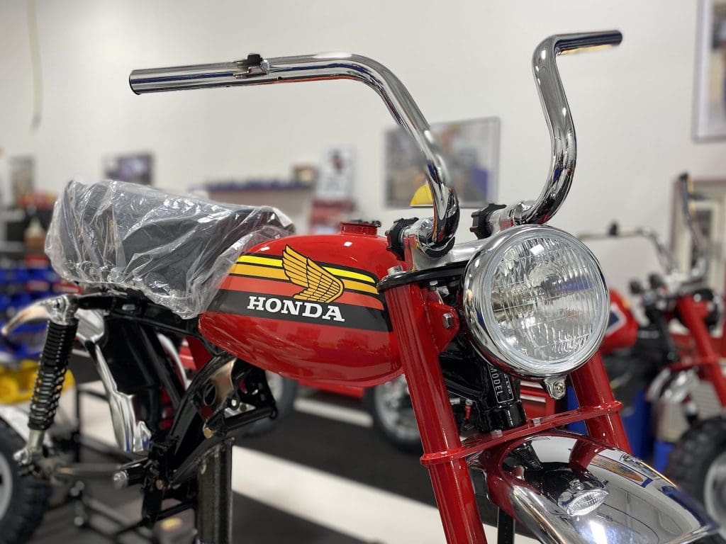 honda Z50 in Lil' Bikes Restoration's shop