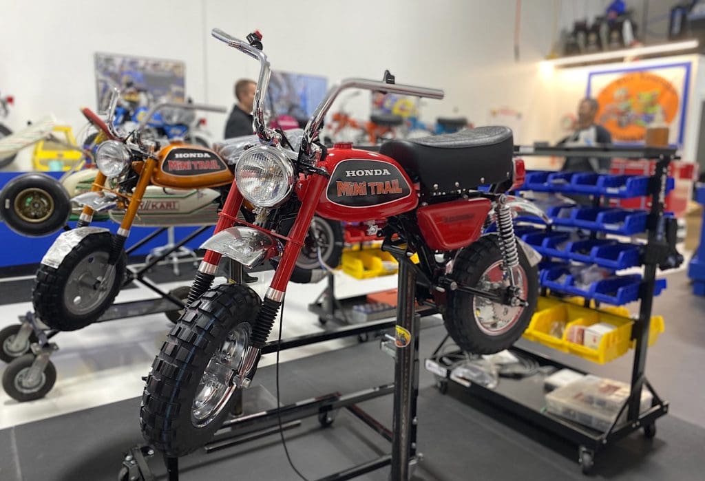 Lil' bikes restoration Honda Z50 undergoing restoration