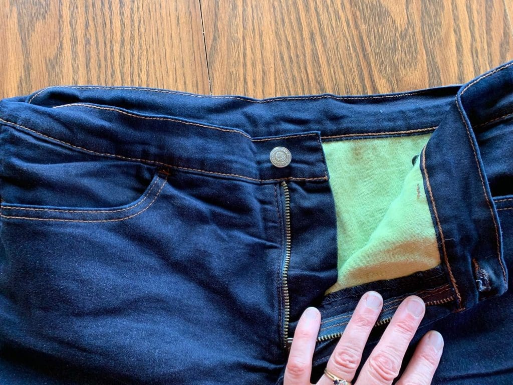 Oxford Woman's Super Jeggings front zipper