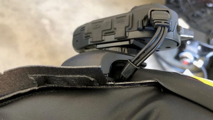 Sena 10C Pro installed on Arai DT-X