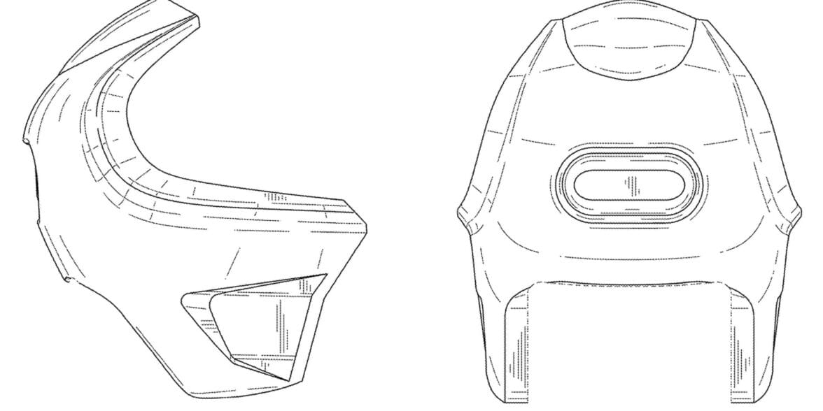 harley faired sportbike patent image