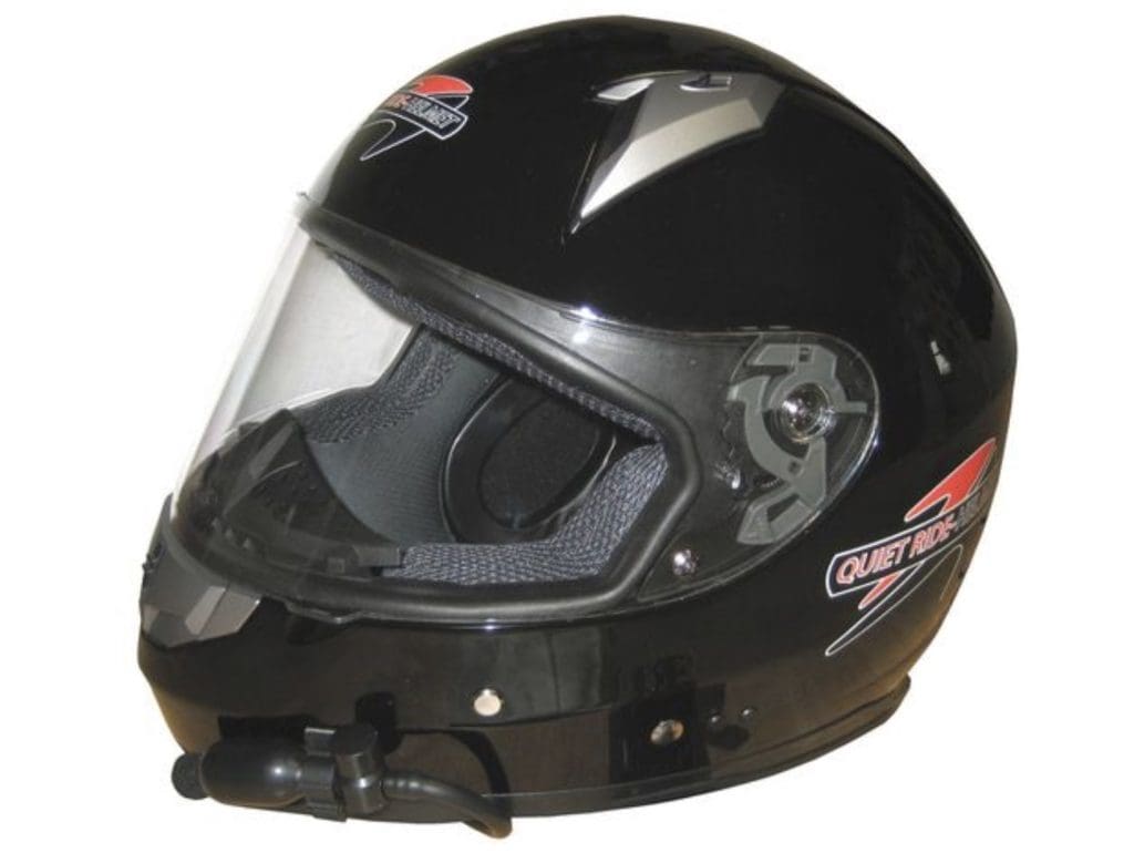 The first Quiet Ride helmet