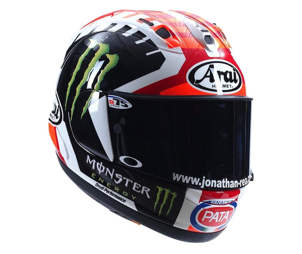 Arai Corsair-X with Monster Energy Logo