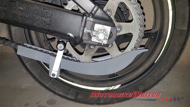 How to lube your motorcycle chain without the mess