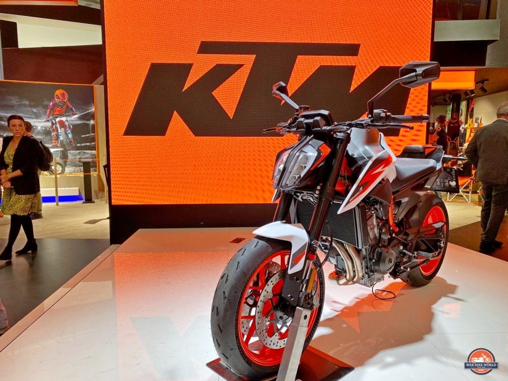 The 2020 KTM 890R Duke.