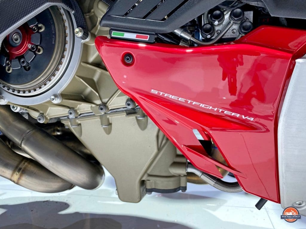 The Ducati Streetfighter V4S.