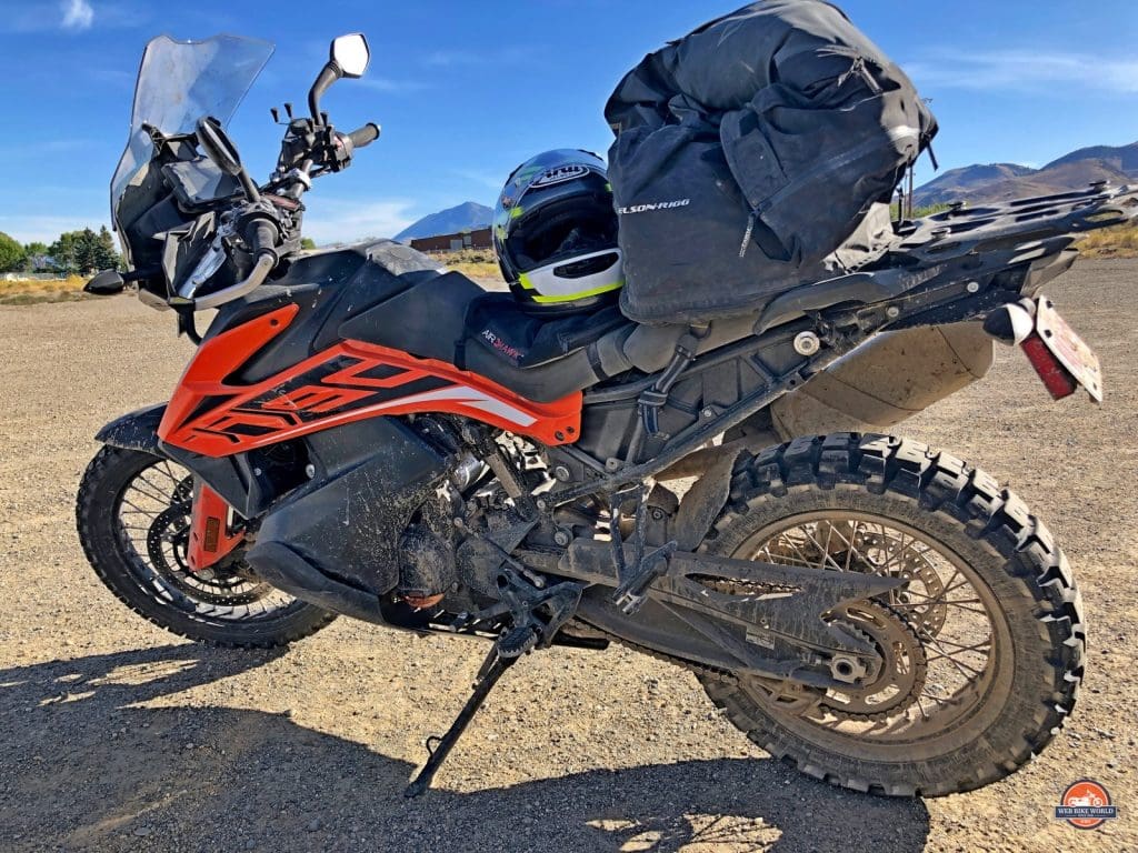 2019 KTM 790 Adventure with Motoz Tractionator Adventure tires.