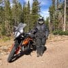 Me with my 2019 KTM 790 Adventure in Idaho.