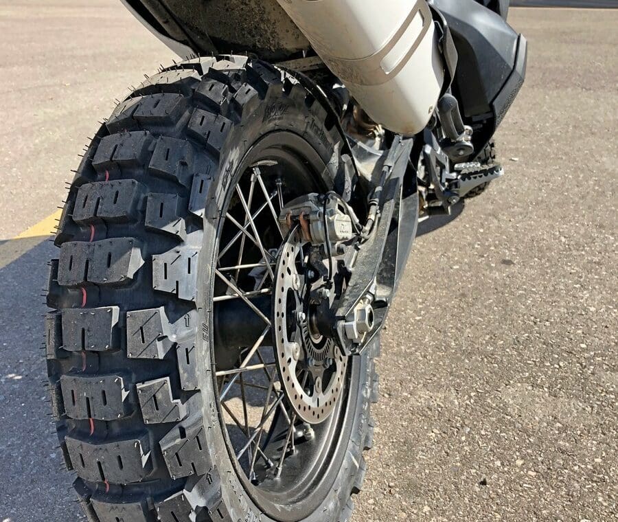 Motoz Tractionator Adventure Tires on a 2019 KTM790 Adventure.