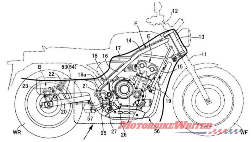 Honda Retro Rebel patent