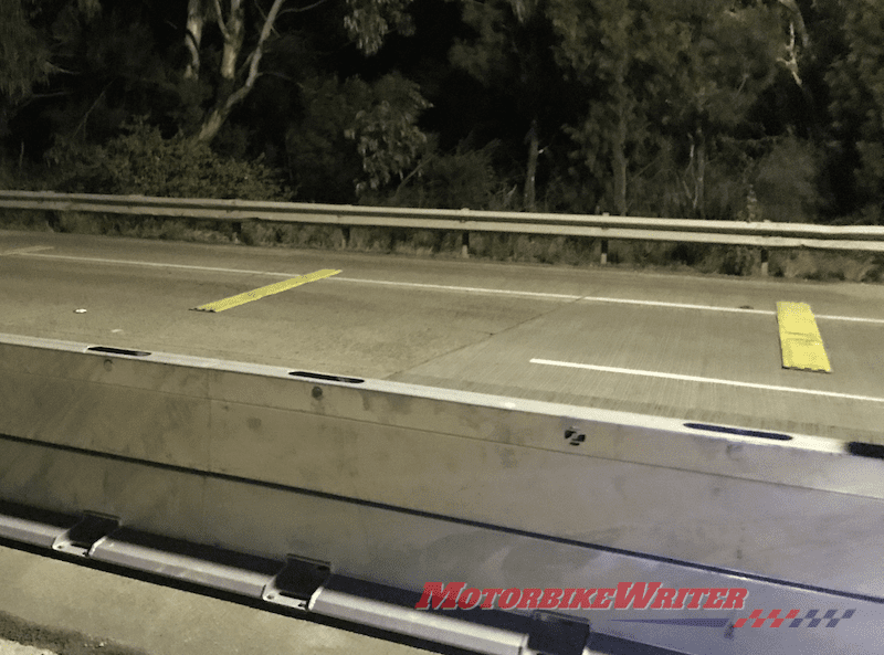 Rumble strips roadworks