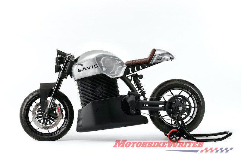 2019 Savic electric motorcycle prototype orders