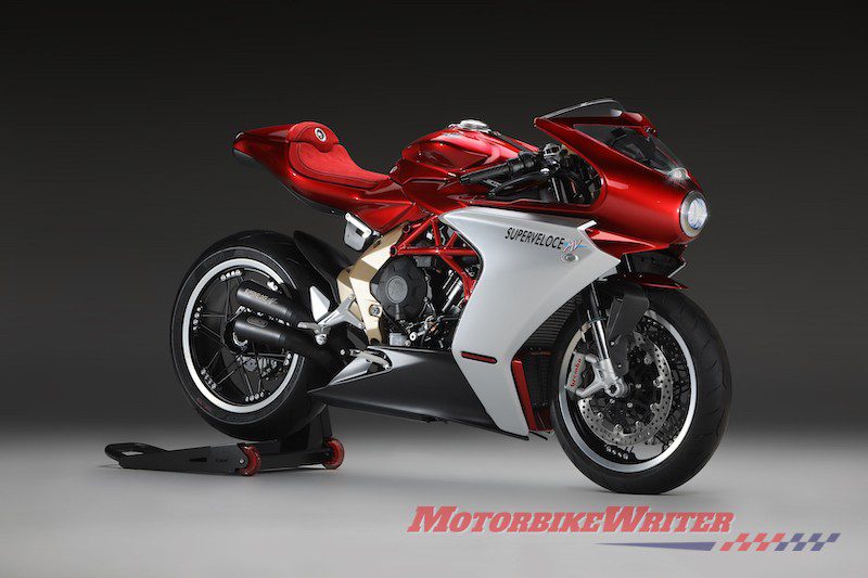 MV Agusta Superveloce Serie Oro model design