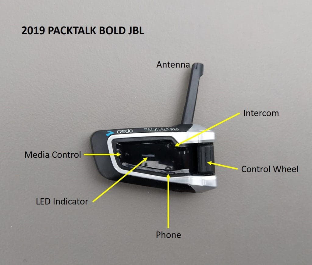 Cardo Scala Rider PACKTALK BOLD BT Module, Labelled