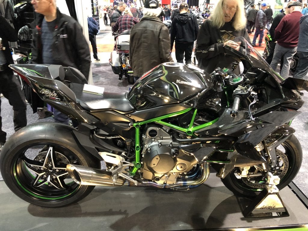 2020 Kawasaki Ninja H2R side profile