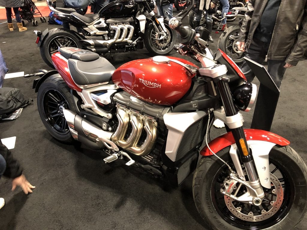 2020 Triumph Rocket 3 R front 3/4 angle right side