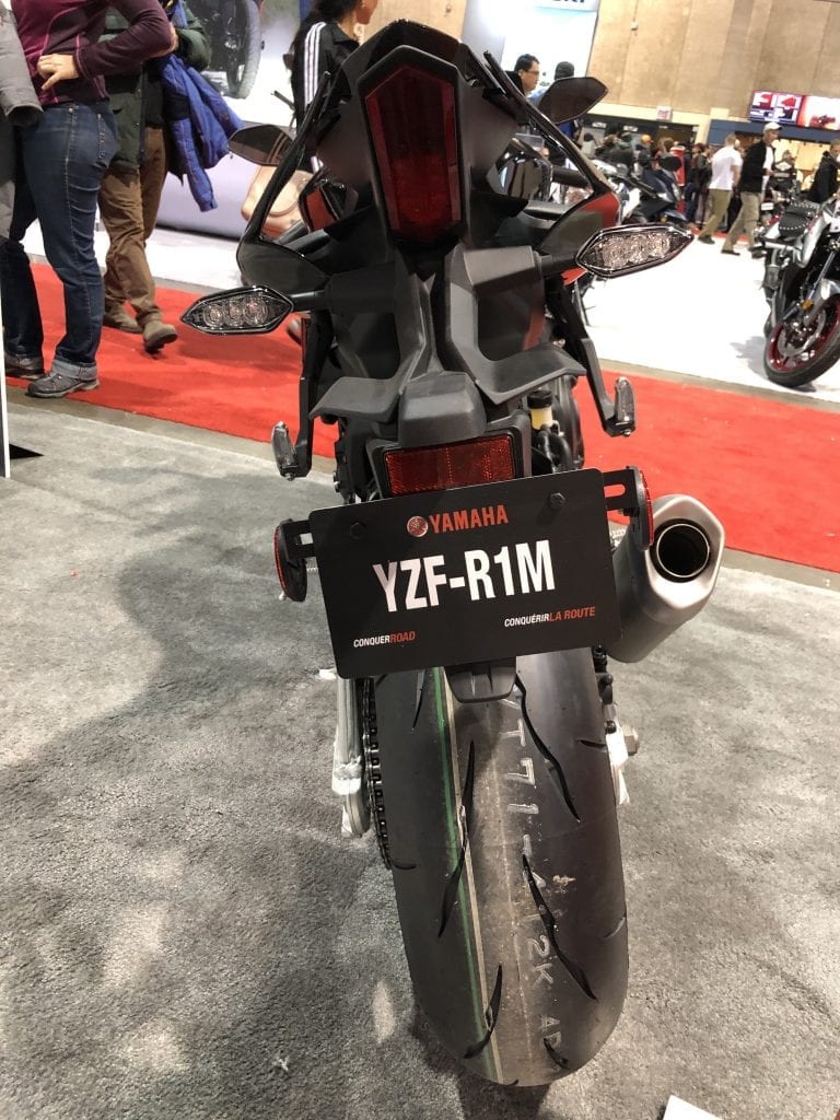 2020 Yamaha YZF-R1M rear detail