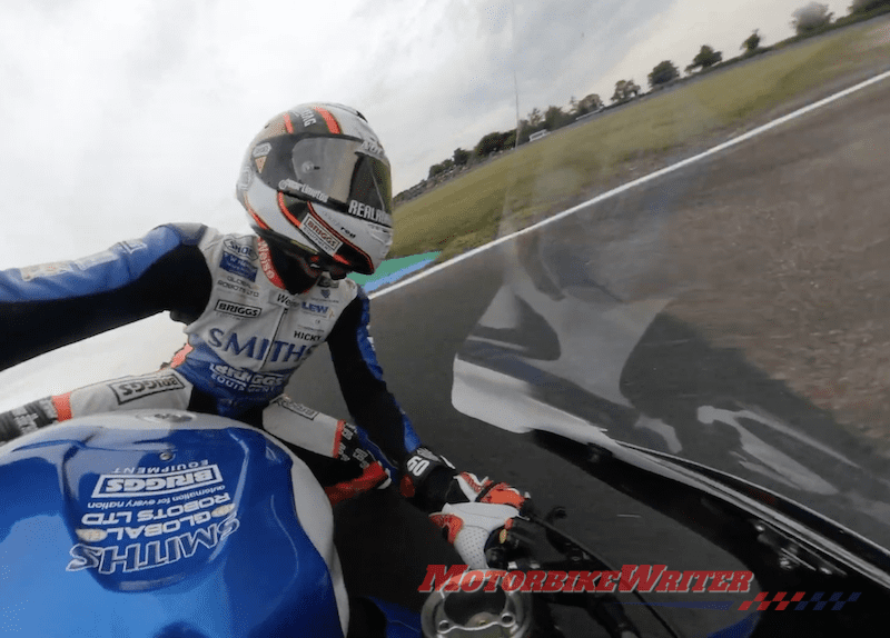 Peter Hickman BMW S 1000 RR BSB Insta360 ONE X 360º camera