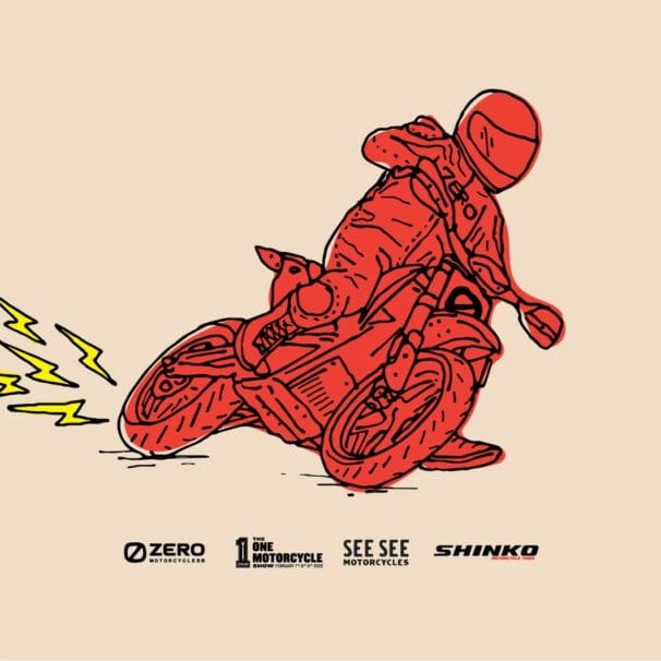 Electric Motorcycle racing by Zero Motorcycles