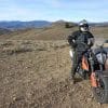 Me on my KTM 790 Adventure wearing an Arai DT-X helmet.