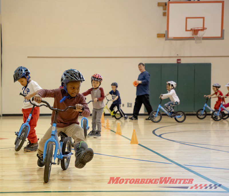 Bicycle kids will become motorcyclists