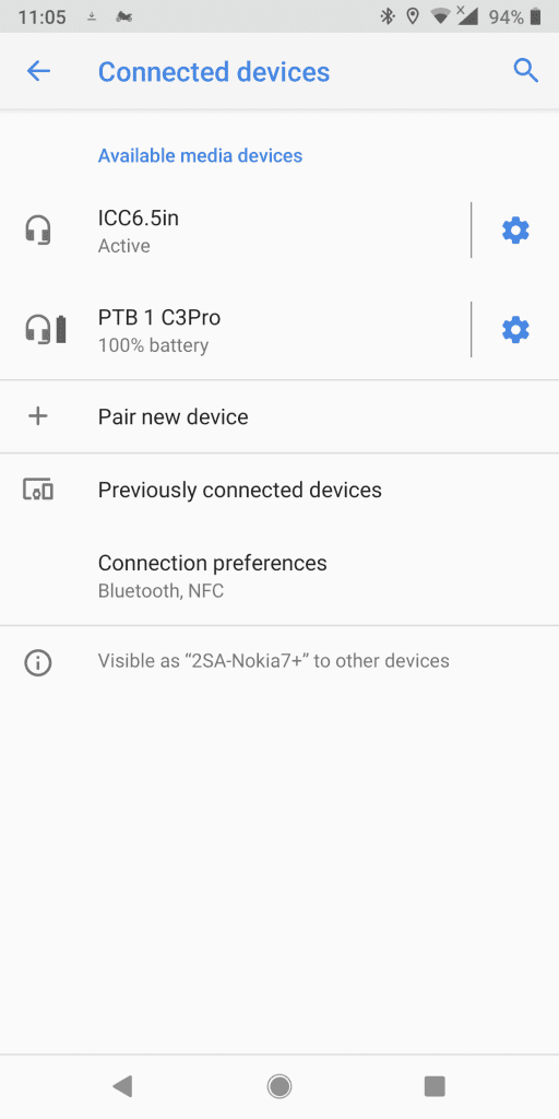  Cardo PT BOLD, Nokia 7+ with BT v5 can pair and support two devices