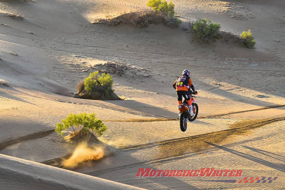 Toby Price Dakar Rally Ricky Brabec limit