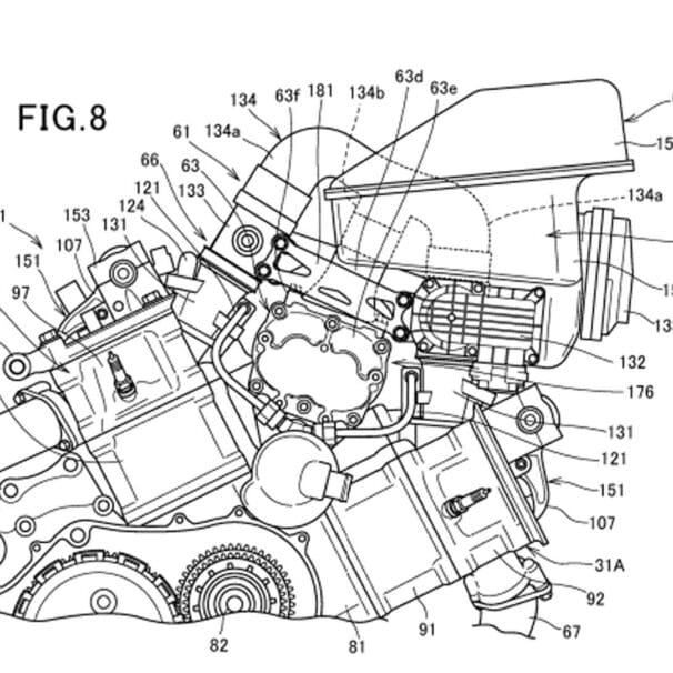 honda supercharged v-twin engine