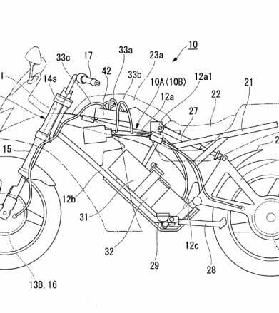 honda electric CBR patent