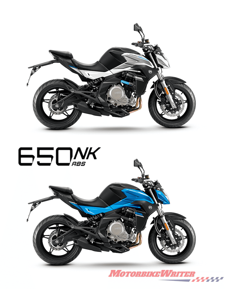 new colour schemes for 2020 across its motorcycle range. CFMOTO 150NK, 300NK ABS and popular 650NK ABS are now available in following colour combos.