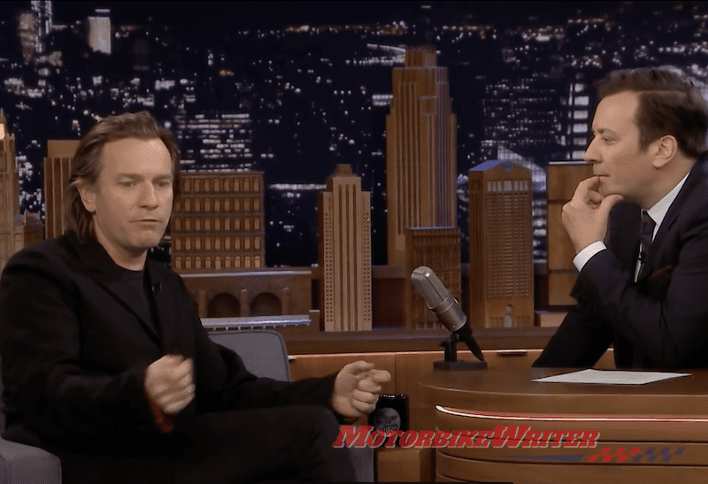 Ewan McGregor and Jimmy Fallon