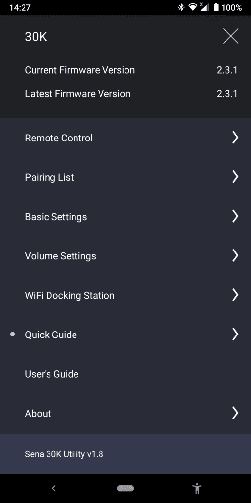 30k Utility App, Default Screen