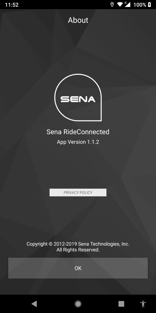 Sena 30k Ride Connected App