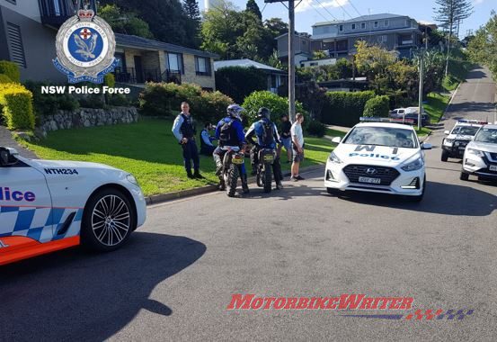 Unlicensed and unregistered trail bike riders nabbed by police