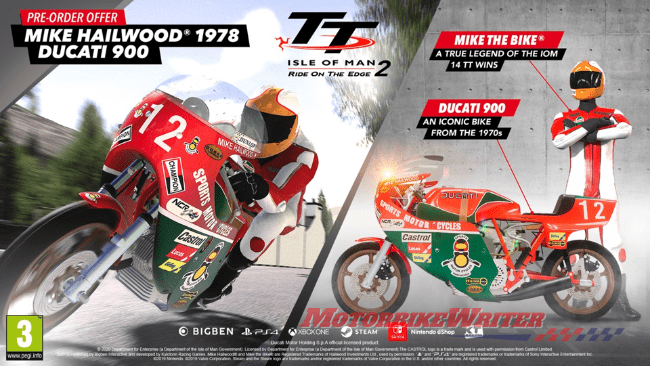 Isle of Man TT 2 game Mike Hailwood Ducati 900