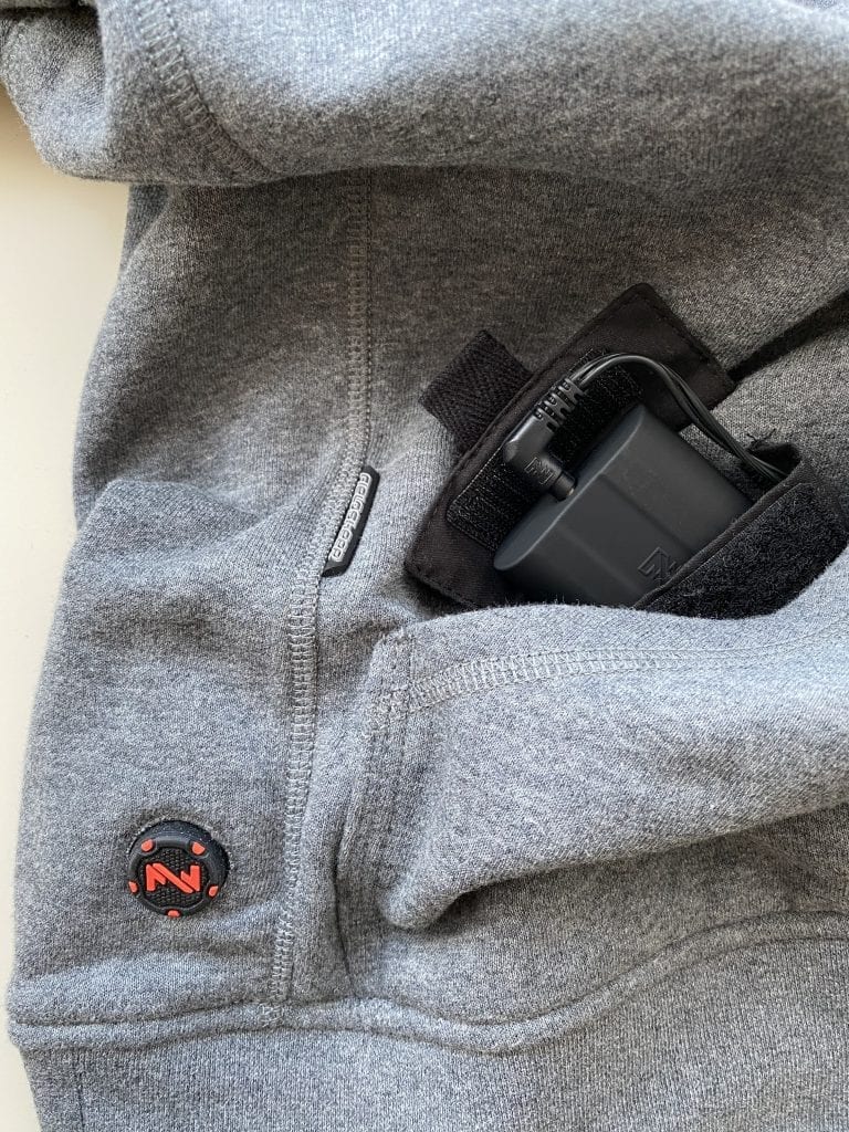 Mobile Warming Phase Hoodie Pocket Battery Slot