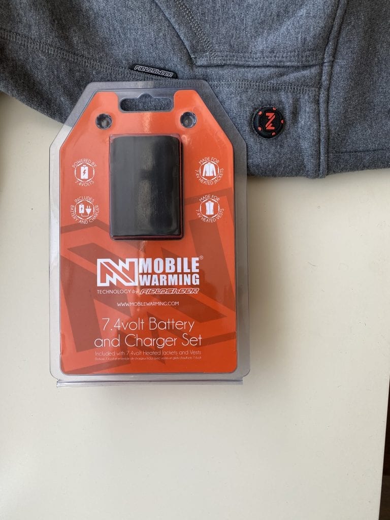 Mobile Warming Phase Hoodie 7.4 Volt Battery Pack