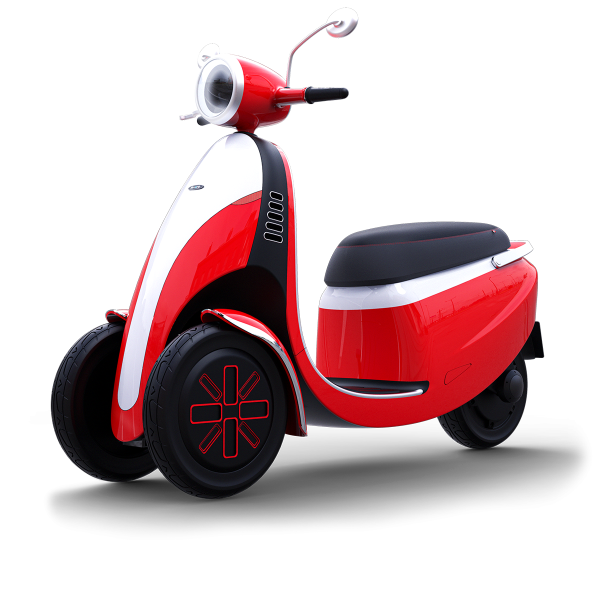 electric reverse trike motorcycle