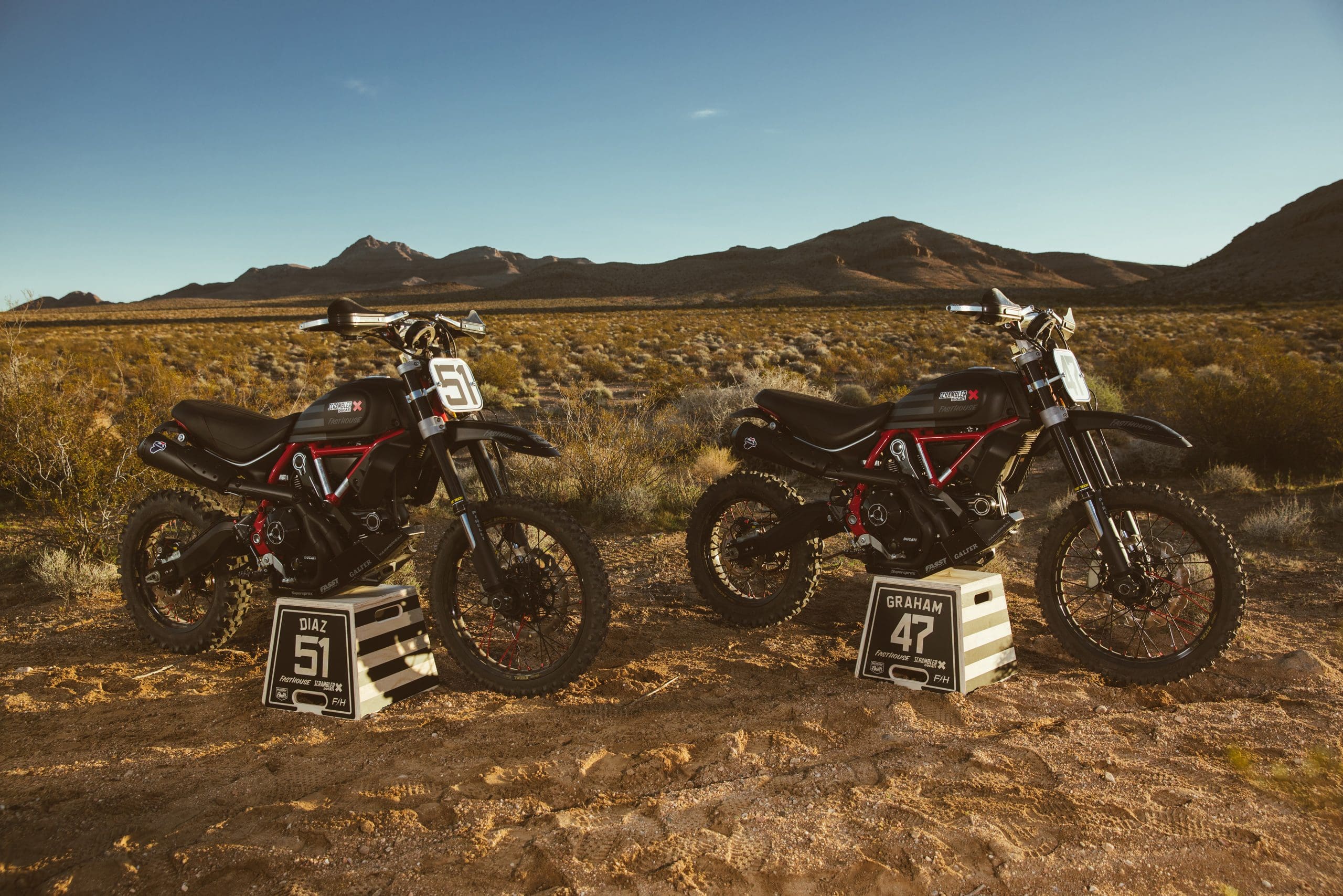 Ducati S Scrambler Desert Sled Performed Well In The Mint 400 Hooligan Class Webbikeworld
