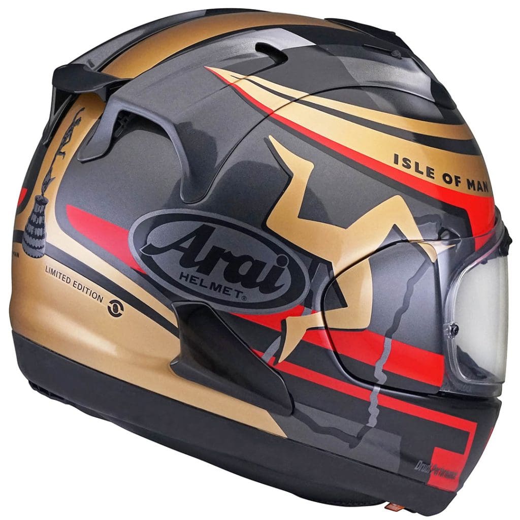 Isle of Man TT Arai helmet