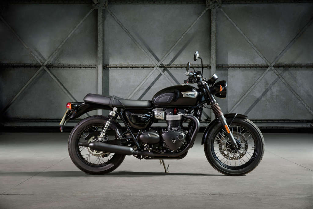 bonneville t100 jet black