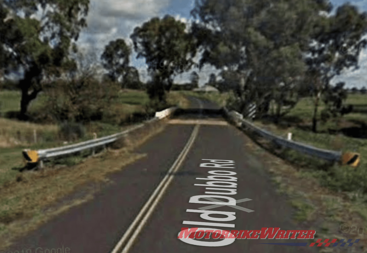 Dubbo Bridge armco barrier