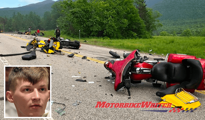 Volodymyr Zhukovskyy New Hampshire pick-up crash motorcycles rejected