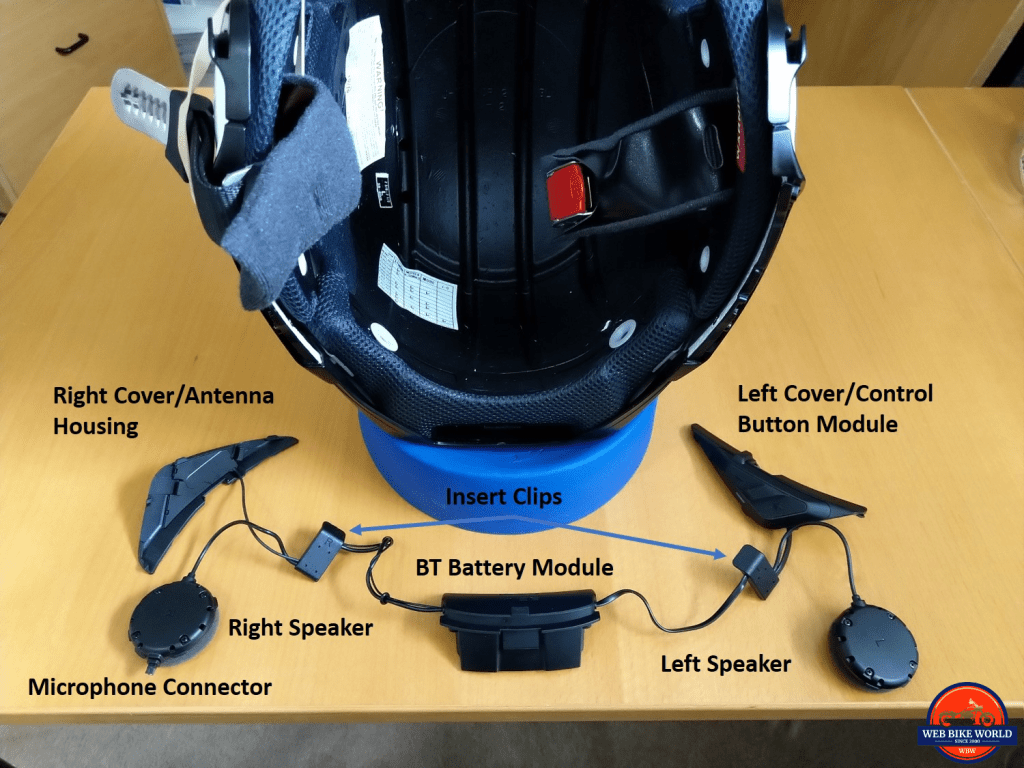 SRL2 in J-Cruise II, Installation, 3 of 15, helmet prepped, kit laid out for installation, labelled