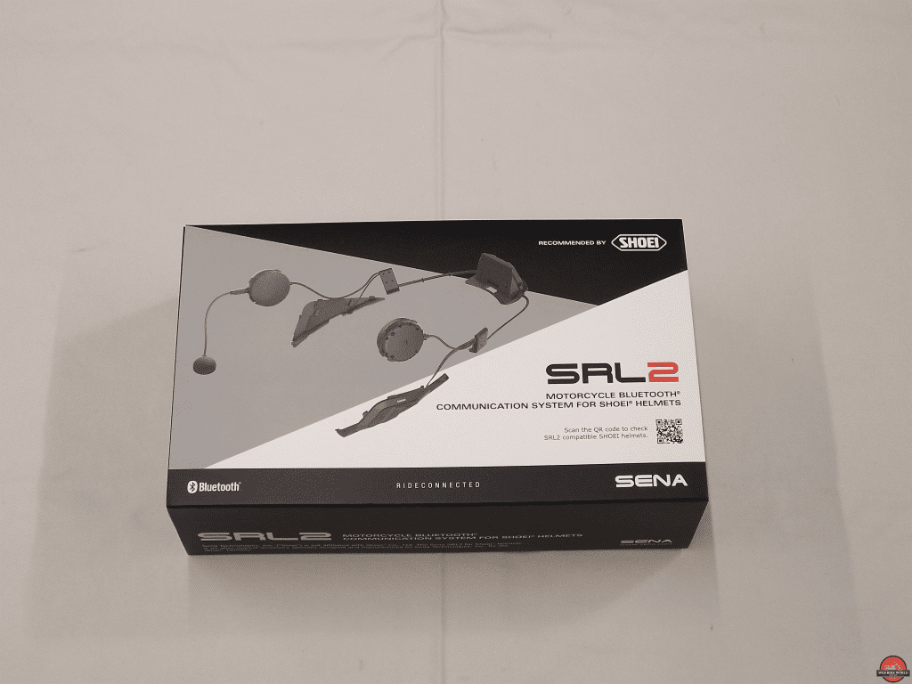 Sena SRL2 BT Kit, retail box sleeve front